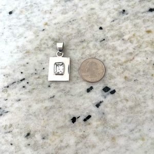 Silpada Silver CZ Pendant
